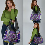 Melbourne Storm Grocery Bag The Scream of Lightning Eyes - Indigenous Dot Ripping Effect