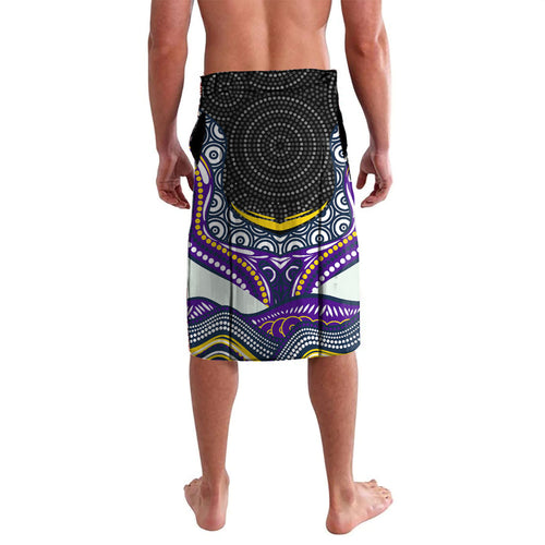 Melbourne Storm Lavalava The Scream of Lightning Eyes - Indigenous Dot Ripping Effect