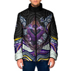Melbourne Storm Padded Jacket The Scream of Lightning Eyes - Indigenous Dot Ripping Effect