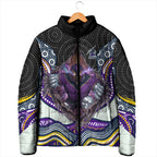 Melbourne Storm Padded Jacket The Scream of Lightning Eyes - Indigenous Dot Ripping Effect