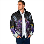 Melbourne Storm Padded Jacket The Scream of Lightning Eyes - Indigenous Dot Ripping Effect