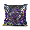 Melbourne Storm Pillow Cover The Scream of Lightning Eyes - Indigenous Dot Ripping Effect