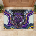 Melbourne Storm Rubber Doormat The Scream of Lightning Eyes - Indigenous Dot Ripping Effect