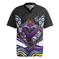 Melbourne Storm Rugby Jersey The Scream of Lightning Eyes - Indigenous Dot Ripping Effect