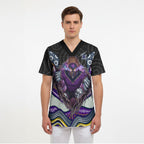 Melbourne Storm Scrub Top The Scream of Lightning Eyes - Indigenous Dot Ripping Effect