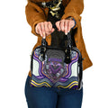 Melbourne Storm Shoulder Handbag The Scream of Lightning Eyes - Indigenous Dot Ripping Effect