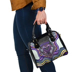 Melbourne Storm Shoulder Handbag The Scream of Lightning Eyes - Indigenous Dot Ripping Effect