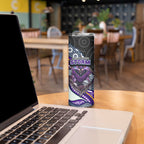 Melbourne Storm Skinny Tumbler The Scream of Lightning Eyes - Indigenous Dot Ripping Effect