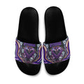 Melbourne Storm Slide Sandals The Scream of Lightning Eyes - Indigenous Dot Ripping Effect