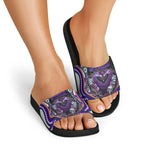 Melbourne Storm Slide Sandals The Scream of Lightning Eyes - Indigenous Dot Ripping Effect