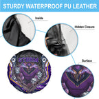 Melbourne Storm Spare Tire Cover The Scream of Lightning Eyes - Indigenous Dot Ripping Effect