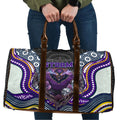 Melbourne Storm Travel Bag The Scream of Lightning Eyes - Indigenous Dot Ripping Effect