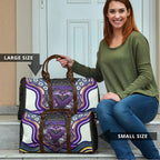 Melbourne Storm Travel Bag The Scream of Lightning Eyes - Indigenous Dot Ripping Effect