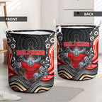 Dolphins Laundry Basket The Scream of Lightning Eyes - Indigenous Dot Ripping Effect