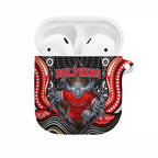Dolphins AirPods Case The Scream of Lightning Eyes - Indigenous Dot Ripping Effect