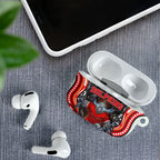 Dolphins AirPods Case The Scream of Lightning Eyes - Indigenous Dot Ripping Effect