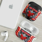 Dolphins AirPods Case The Scream of Lightning Eyes - Indigenous Dot Ripping Effect