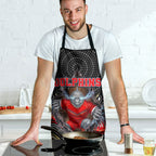 Dolphins Apron The Scream of Lightning Eyes - Indigenous Dot Ripping Effect