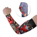 Dolphins Arm Sleeves The Scream of Lightning Eyes - Indigenous Dot Ripping Effect