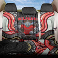 Dolphins Back Car Seat Cover The Scream of Lightning Eyes - Indigenous Dot Ripping Effect