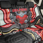 Dolphins Back Car Seat Cover The Scream of Lightning Eyes - Indigenous Dot Ripping Effect