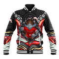 Dolphins Baseball Jacket The Scream of Lightning Eyes - Indigenous Dot Ripping Effect