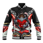 Dolphins Baseball Jacket The Scream of Lightning Eyes - Indigenous Dot Ripping Effect