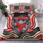 Dolphins Bedding Set The Scream of Lightning Eyes - Indigenous Dot Ripping Effect
