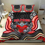 Dolphins Bedding Set The Scream of Lightning Eyes - Indigenous Dot Ripping Effect