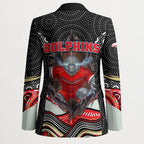 Dolphins Blazer The Scream of Lightning Eyes - Indigenous Dot Ripping Effect