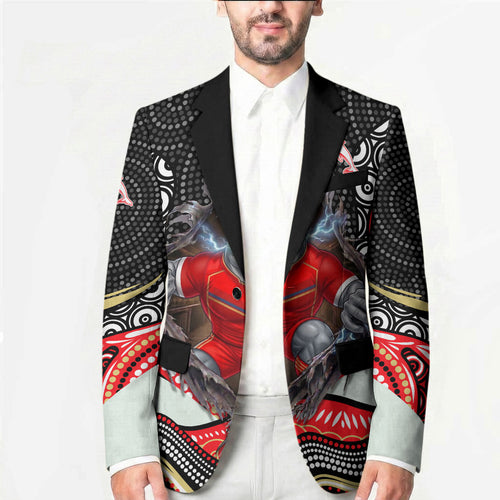 Dolphins Blazer The Scream of Lightning Eyes - Indigenous Dot Ripping Effect