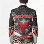 Dolphins Blazer The Scream of Lightning Eyes - Indigenous Dot Ripping Effect