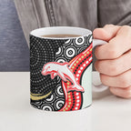 Dolphins Ceramic Mug The Scream of Lightning Eyes - Indigenous Dot Ripping Effect
