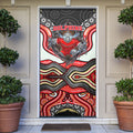 Dolphins Door Cover The Scream of Lightning Eyes - Indigenous Dot Ripping Effect