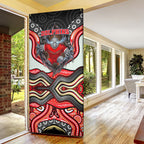 Dolphins Door Cover The Scream of Lightning Eyes - Indigenous Dot Ripping Effect