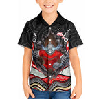 Dolphins Hawaiian Shirt The Scream of Lightning Eyes - Indigenous Dot Ripping Effect