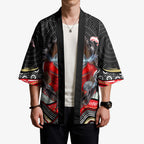 Dolphins Kimono The Scream of Lightning Eyes - Indigenous Dot Ripping Effect