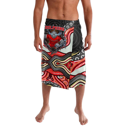 Dolphins Lavalava The Scream of Lightning Eyes - Indigenous Dot Ripping Effect