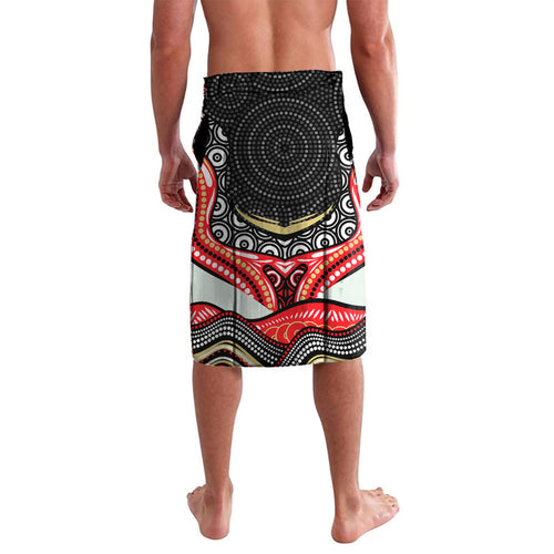 Dolphins Lavalava The Scream of Lightning Eyes - Indigenous Dot Ripping Effect
