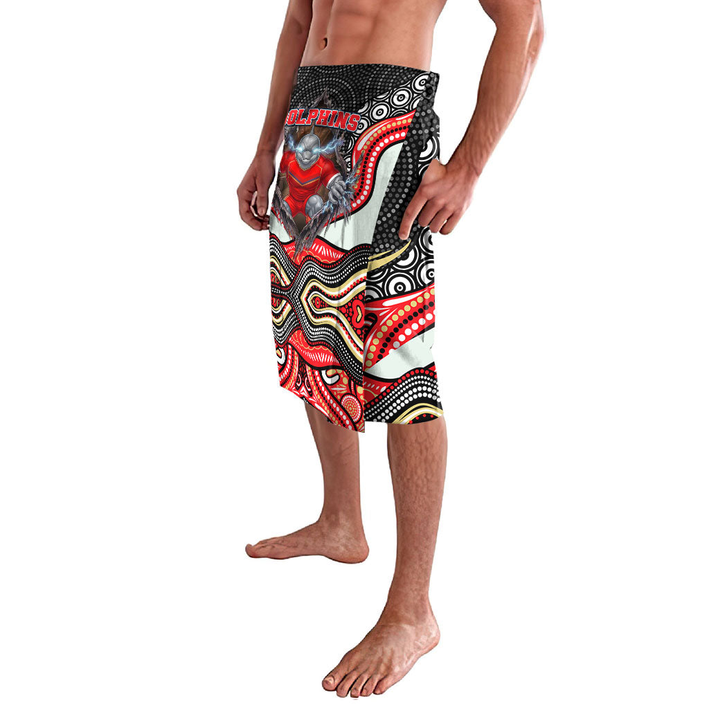 Dolphins Lavalava The Scream of Lightning Eyes - Indigenous Dot Ripping Effect