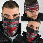 Dolphins Neck Gaiter The Scream of Lightning Eyes - Indigenous Dot Ripping Effect