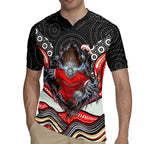 Dolphins Rugby Jersey The Scream of Lightning Eyes - Indigenous Dot Ripping Effect
