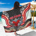 Dolphins Sarong The Scream of Lightning Eyes - Indigenous Dot Ripping Effect