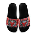 Dolphins Slide Sandals The Scream of Lightning Eyes - Indigenous Dot Ripping Effect