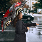 Dolphins Umbrella The Scream of Lightning Eyes - Indigenous Dot Ripping Effect