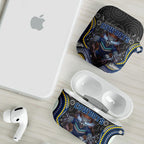 North Queensland Cowboys AirPods Case The Scream of Lightning Eyes - Indigenous Dot Ripping Effect