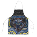 North Queensland Cowboys Apron The Scream of Lightning Eyes - Indigenous Dot Ripping Effect