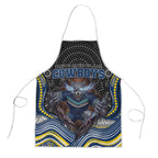 North Queensland Cowboys Apron The Scream of Lightning Eyes - Indigenous Dot Ripping Effect