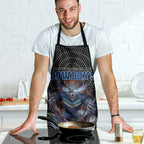 North Queensland Cowboys Apron The Scream of Lightning Eyes - Indigenous Dot Ripping Effect