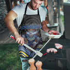 North Queensland Cowboys Apron The Scream of Lightning Eyes - Indigenous Dot Ripping Effect